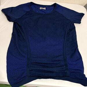 Athleta Navy Blue Short Sleeve Tee